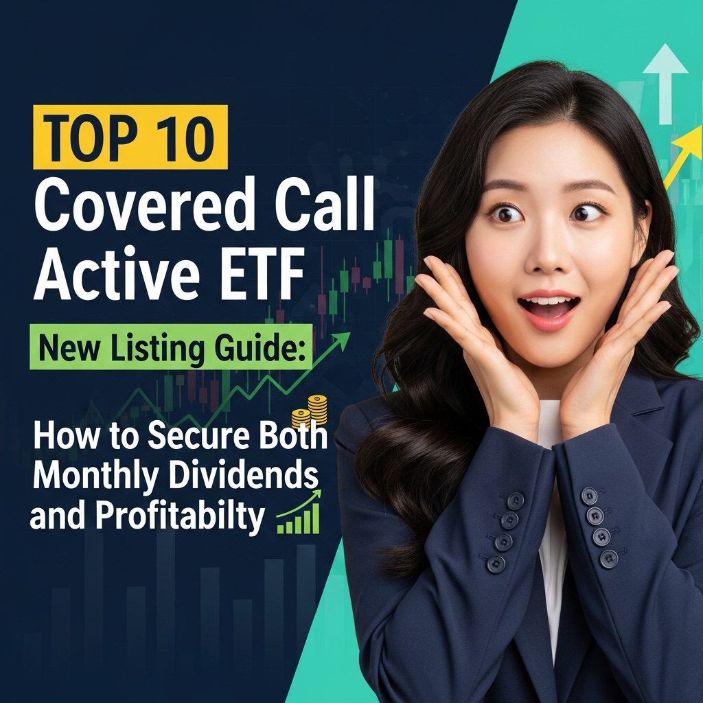 TOP10 커버드콜 액티브 ETF 신규 상장 가이드 월배당과 수익성 동시에 잡는 법
