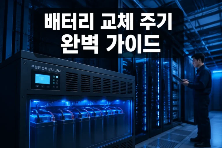 UPS 배터리 교체 주기