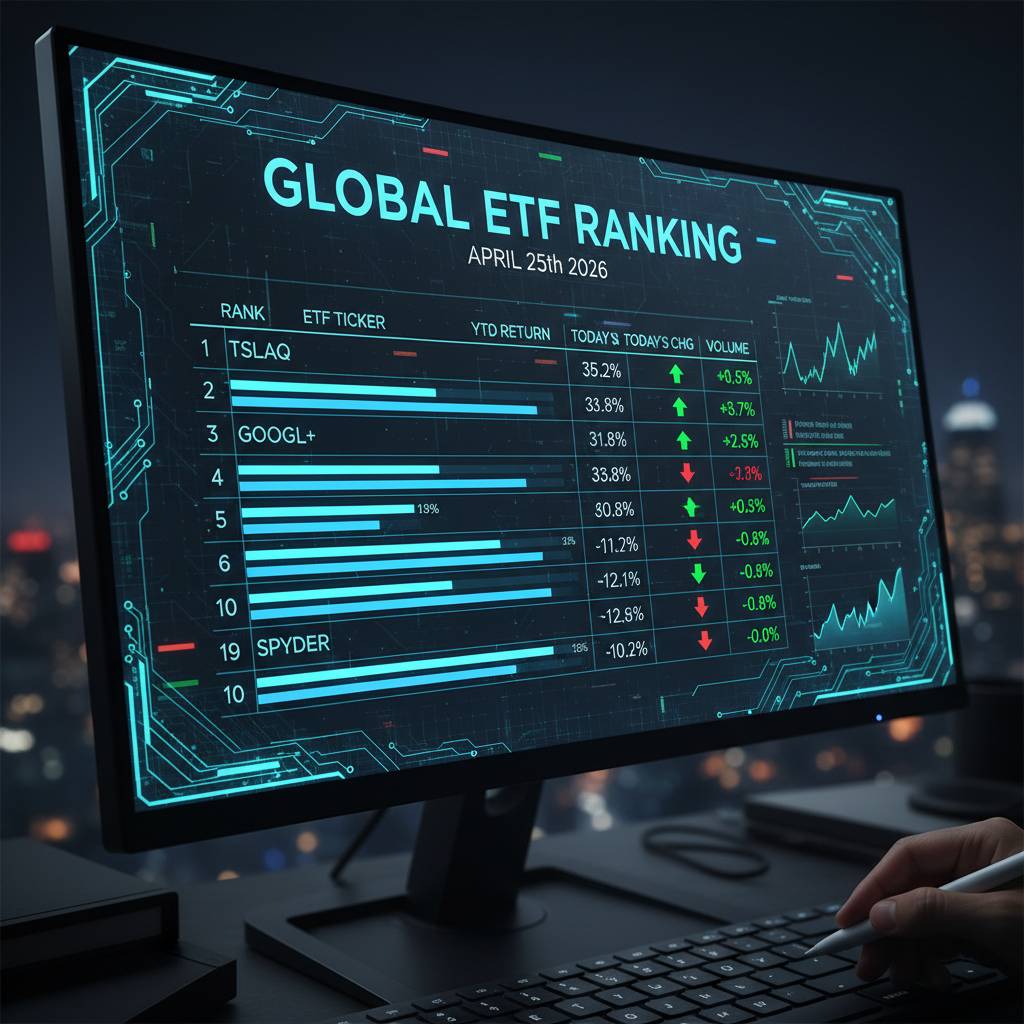 2026년 4월 25일 ETF 시장 브리핑: KODEX·TIGER 레버리지 수익률 TOP & 강남 투자 전략 Image 1