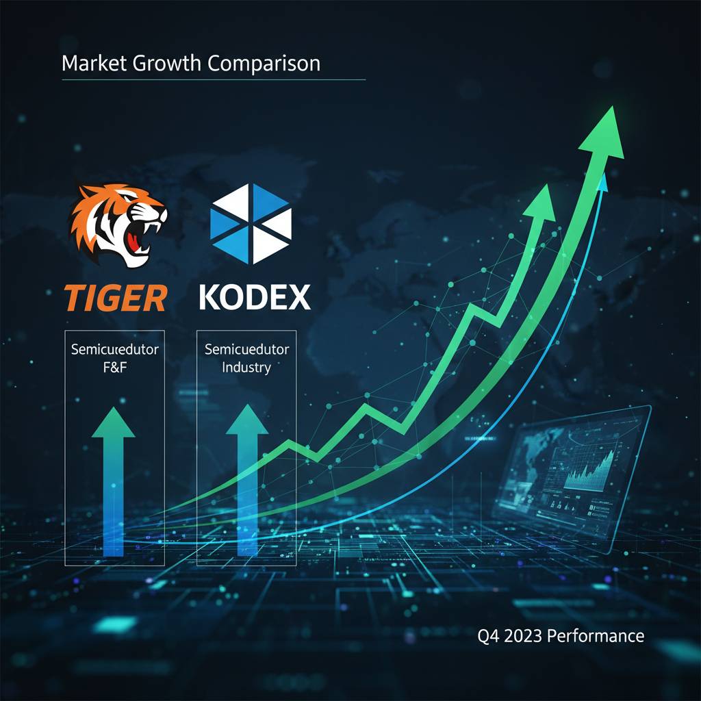 2026년 4월 TIGER 반도체TOP10 구성종목 공개 삼성전자·SK하이닉스 50%? 일반 투자자가 절대 모르는 포트폴리오의 비밀 Image 3