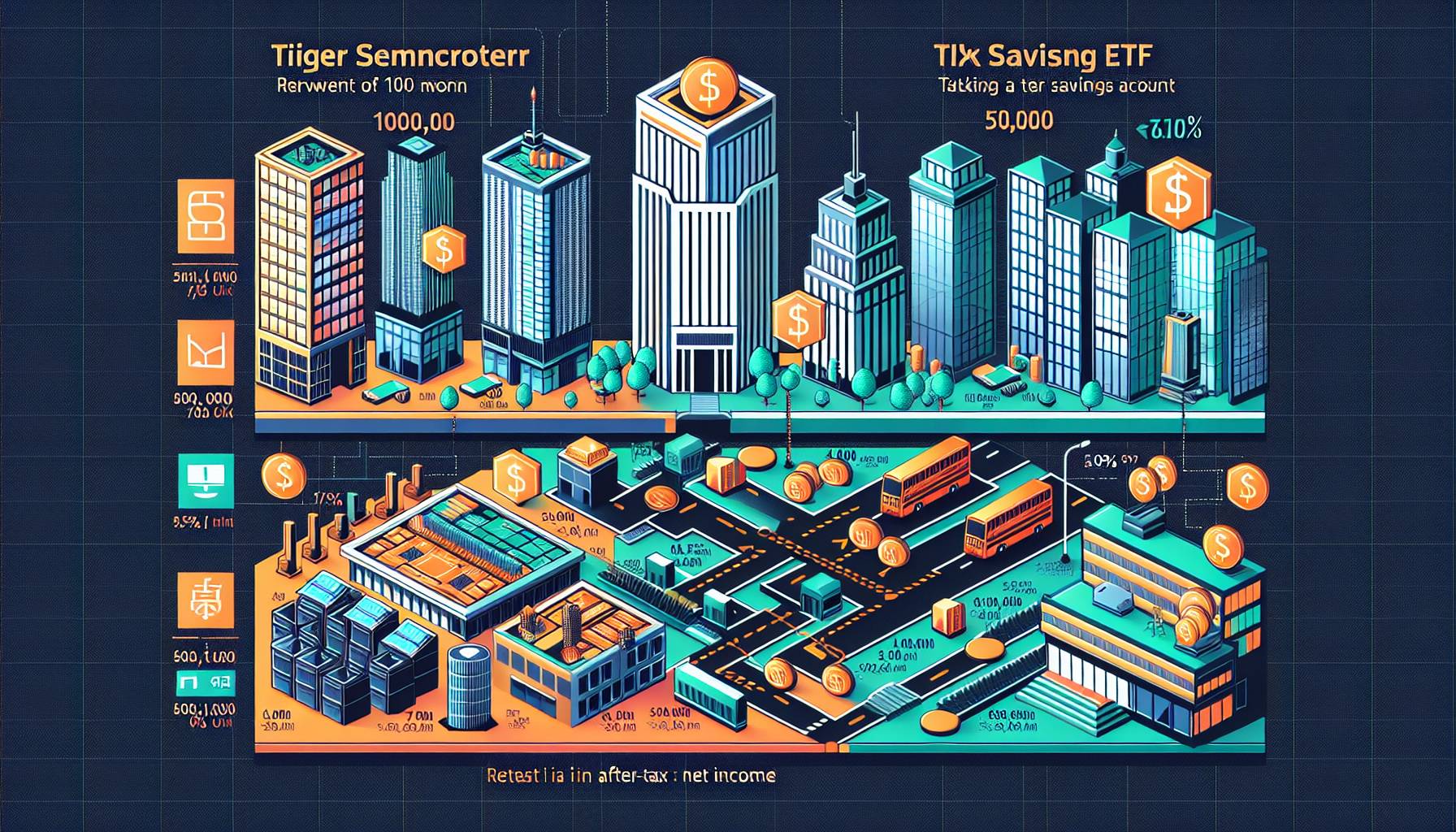 TIGER 반도체 월배당 ETF | 1억 투자 실수령액 계산과 리스크 관리 | 비즈트렌드 Image 2