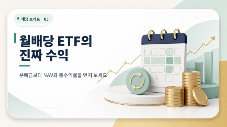 월배당 커버드콜 ETF, 매달 분배금을 믿어도 될까? 카드뉴스형 ETF 썸네일