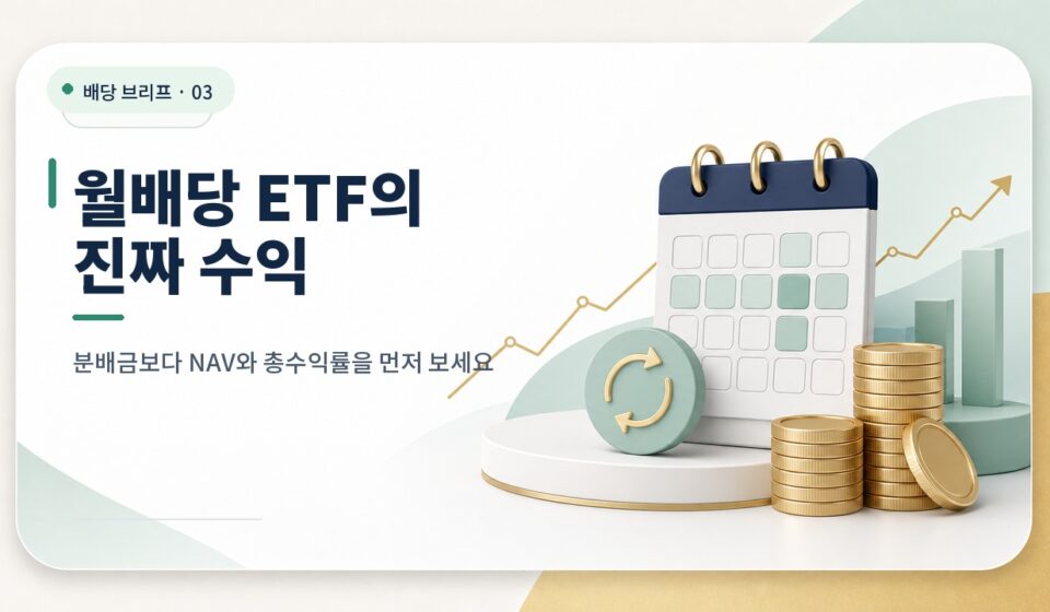 월배당 커버드콜 ETF, 매달 분배금을 믿어도 될까? 카드뉴스형 ETF 썸네일