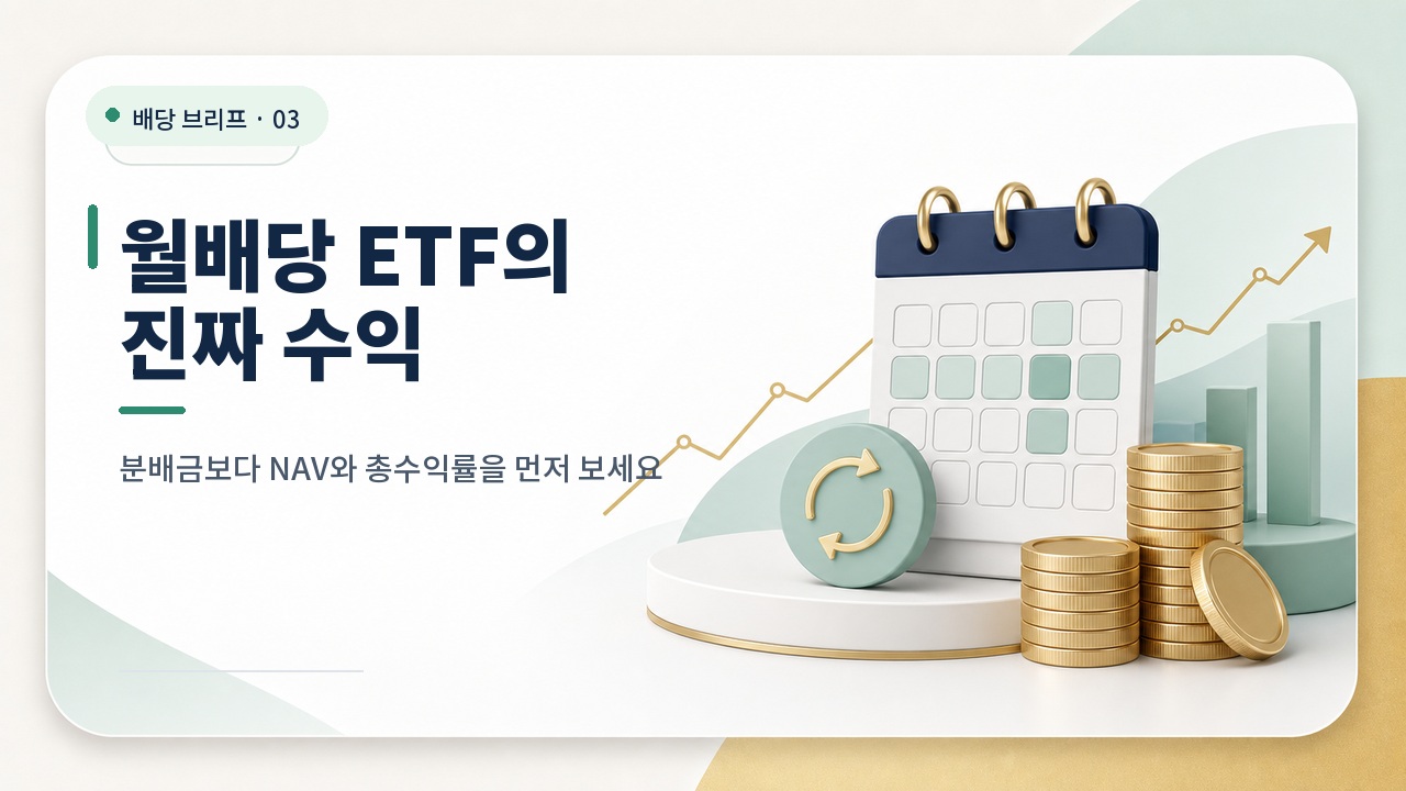 월배당 커버드콜 ETF, 매달 분배금을 믿어도 될까? 카드뉴스형 ETF 썸네일