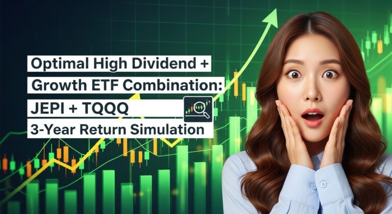 고배당+성장 ETF 최적 조합 JEPI+TQQQ 3년 수익률 시뮬레이션