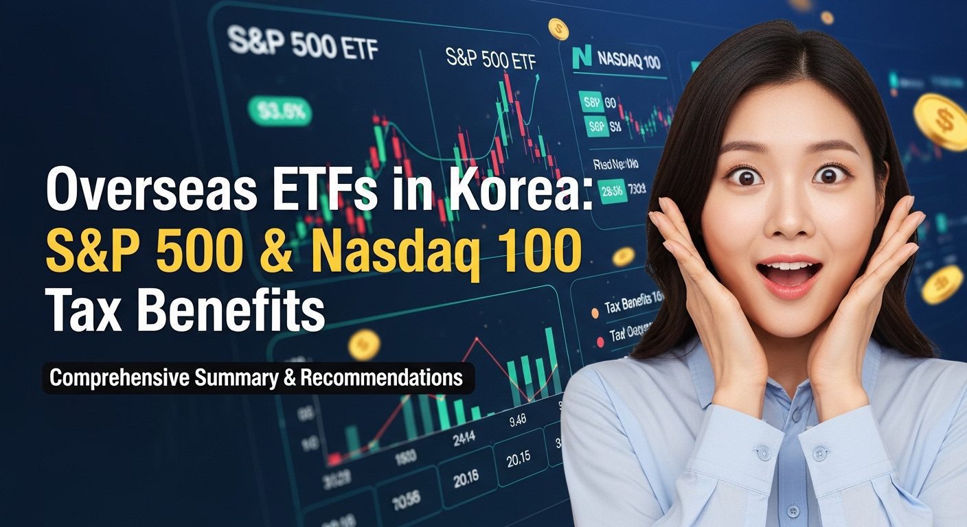 국내에서 거래 가능한 해외 ETF 종목 비교 추천 S&P500 나스닥100 절세 혜택 총정리
