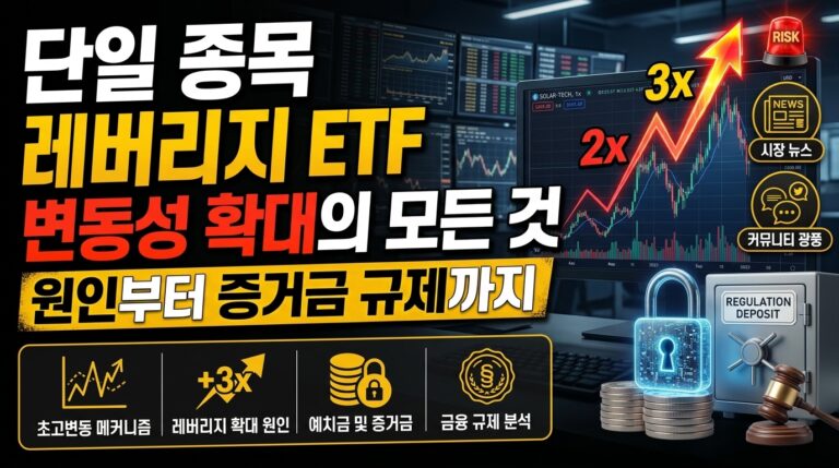왜 레버리지 ETF는 변동성을 키우나? 원인 분석 및 금융당국 대응 가이드