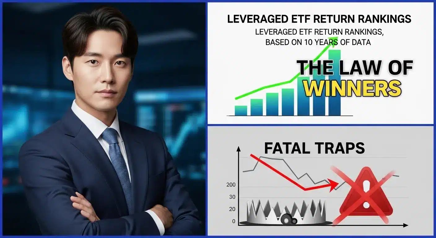 레버리지 ETF 수익률 순위 비교, 10년 데이터로 본 '승자의 법칙'과 치명적 함정