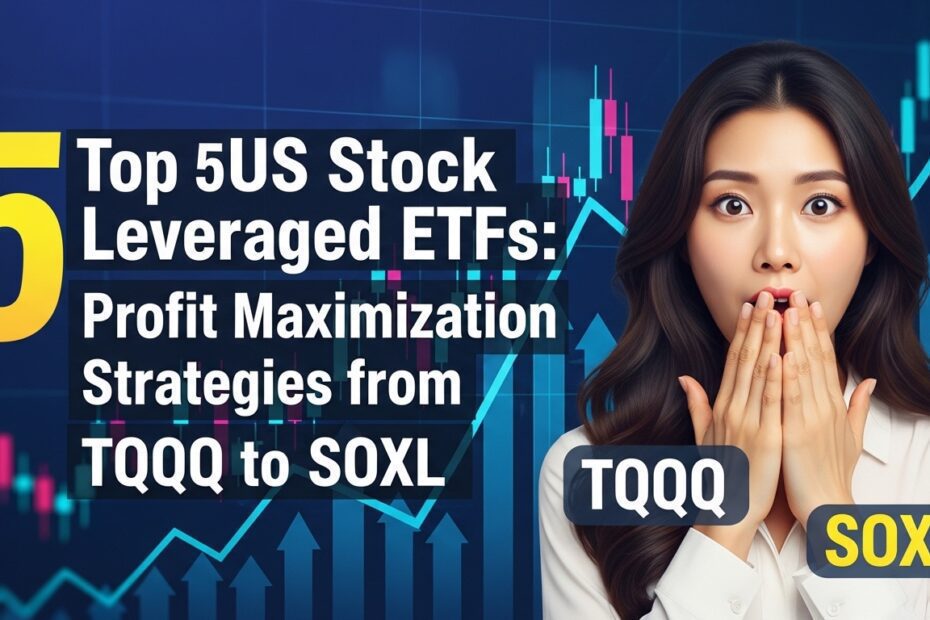 미국주식 레버리지 ETF Top 5 TQQQ부터 SOXL까지 수익 극대화 전략