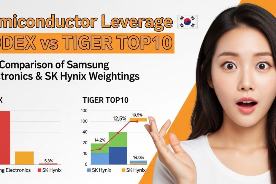 반도체 레버리지 KODEX vs TIGER TOP10 삼성전자·SK하이닉스 비중 핵심 비교