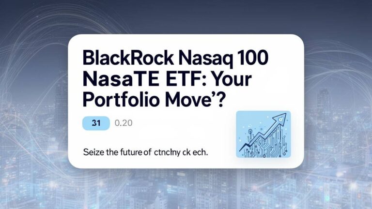 블랙록 나스닥100 ETF 출시: 당신의 포트폴리오, 지금 변화가 필요한가요?