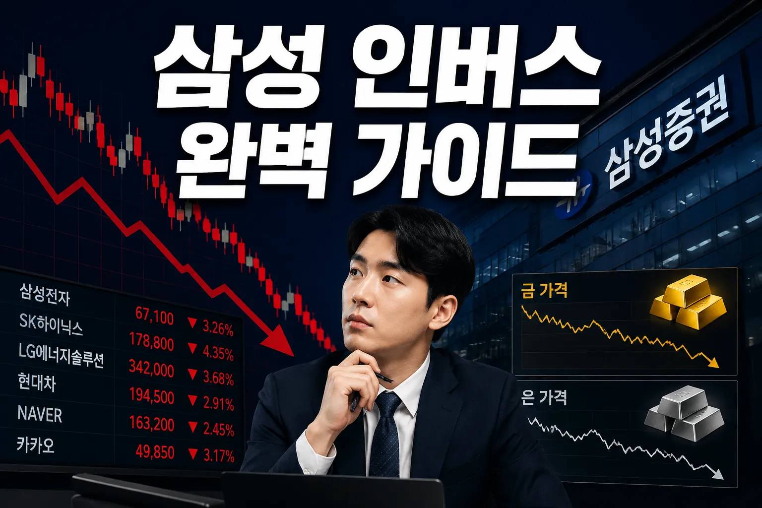 삼성 인버스 ETN 완벽 가이드 하락장에서 수익 내는 법