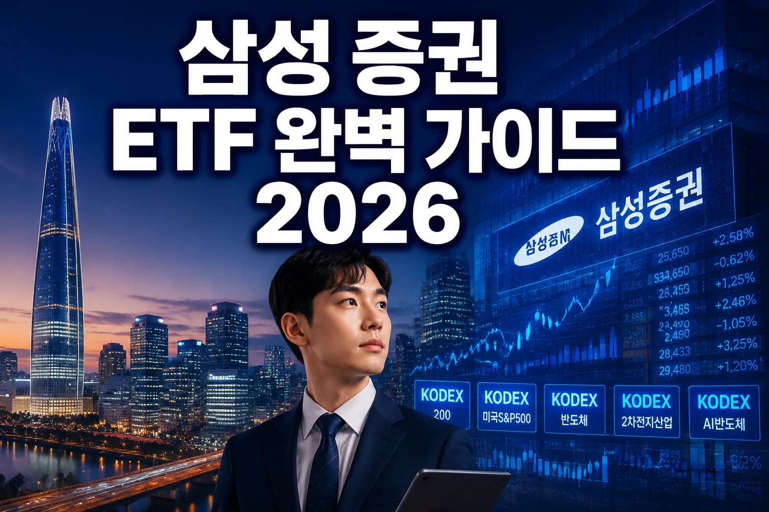 삼성 증권 ETF 완벽 가이드 2026 종류·수익률·투자 전략까지