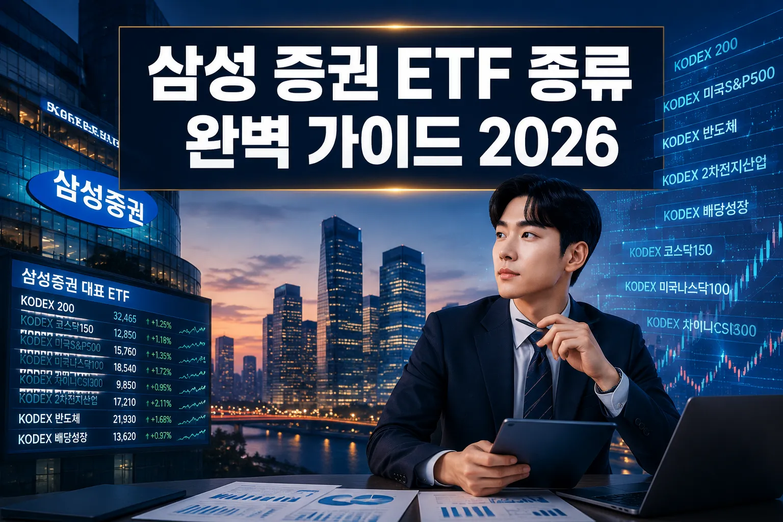 삼성 증권 ETF 종류 완벽 가이드 2026 KODEX부터 해외 ETF까지