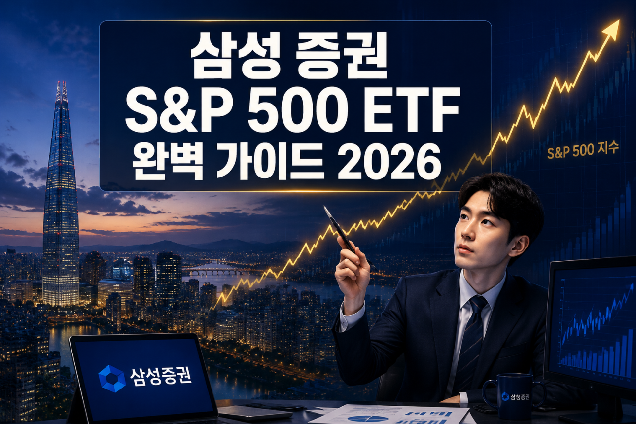 삼성 증권 S&P 500 ETF 완벽 가이드 2026 종류별 특징과 투자 전략
