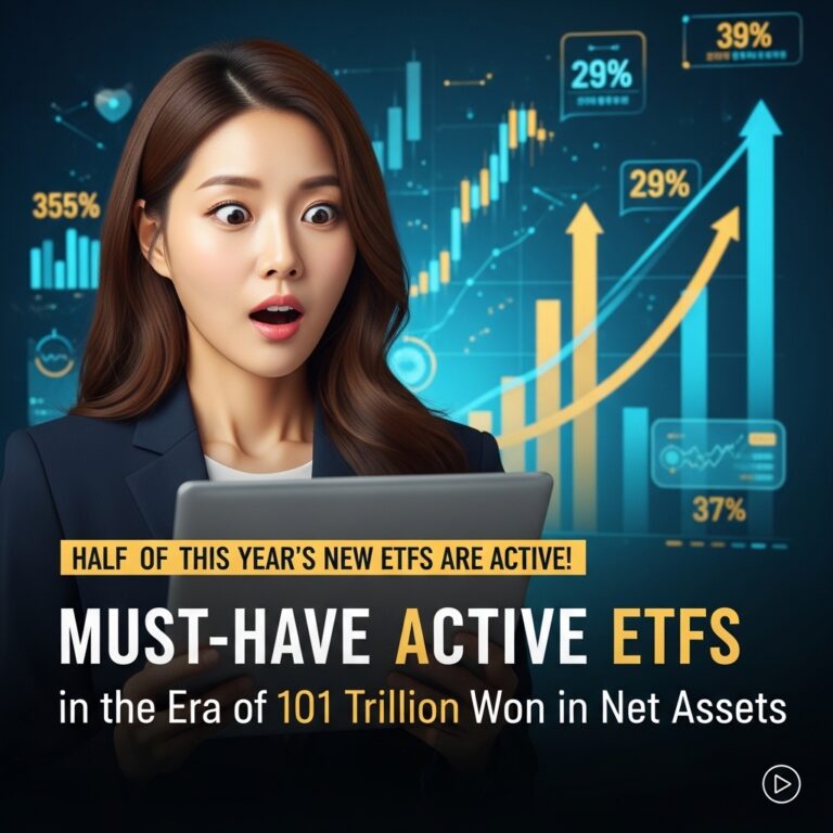 올해 신규 ETF 절반이 액티브 순자산 101조 시대 꼭 담아야 할 액티브 ETF 추천