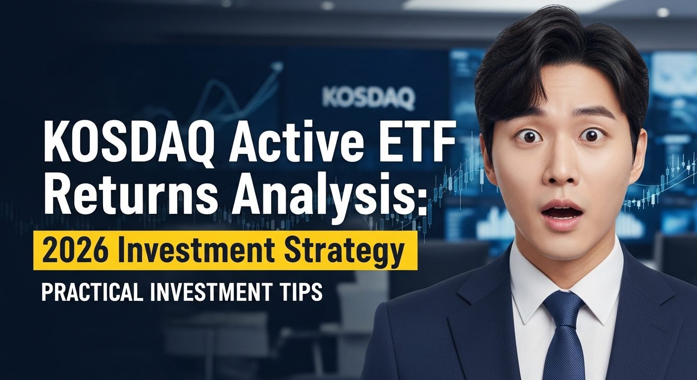코스닥 액티브 ETF 수익률 분석 2026년 투자 전략 핵심 정리 – 투자 실전 팁3