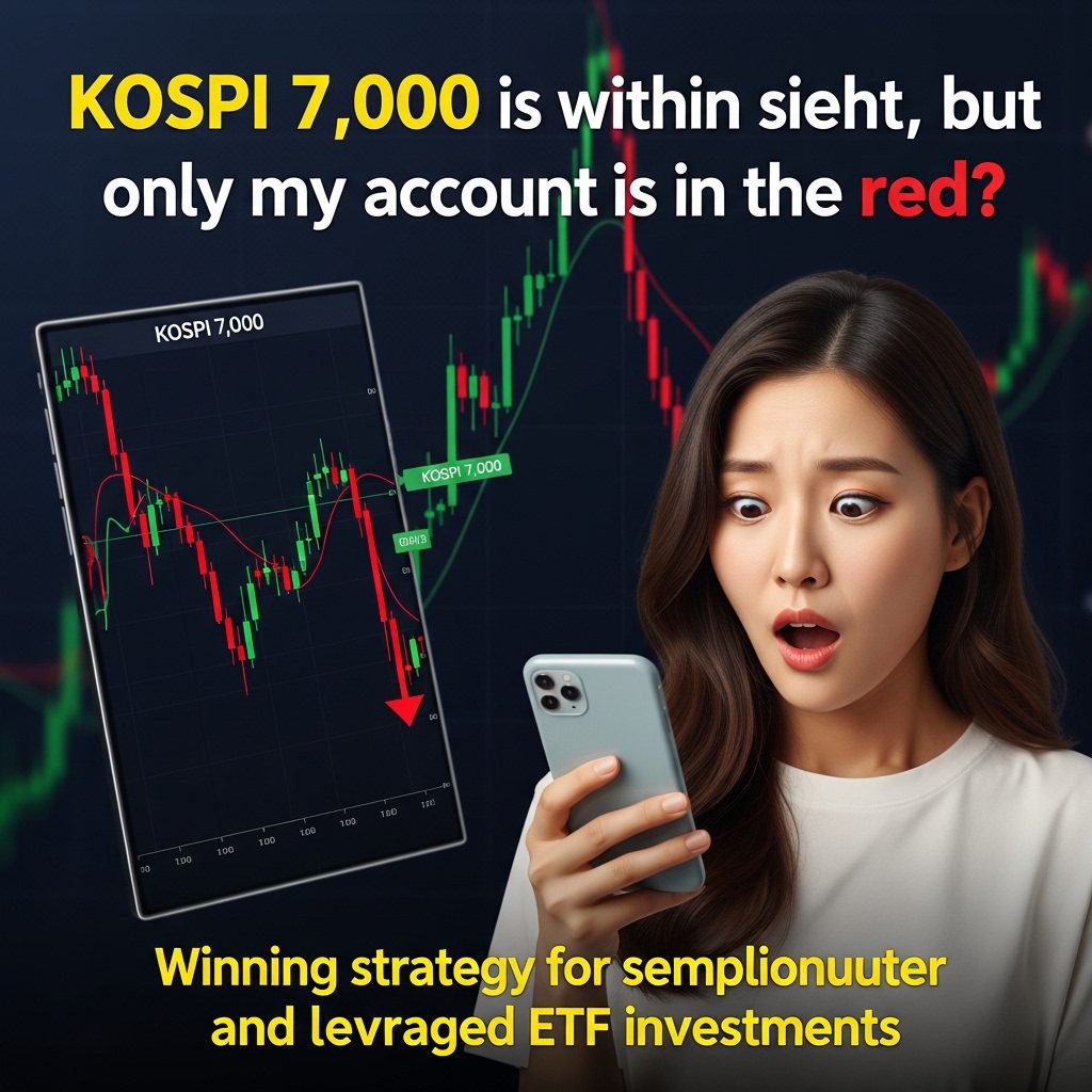 코스피 7000 눈앞인데 내 계좌만 파란불 반도체·레버리지 ETF 투자 필승 전략