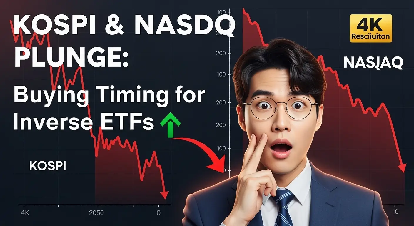 코스피·나스닥 급락 인버스 ETF 매수 타이밍