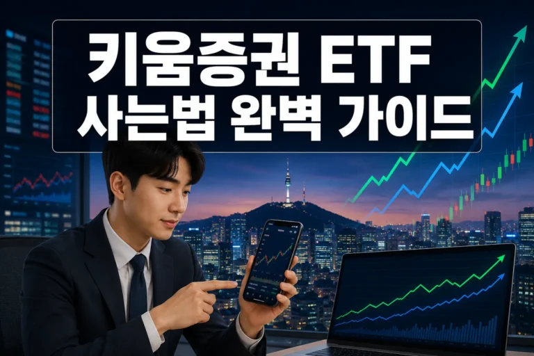 키움 증권 ETF 사는법 계좌 개설부터 첫 매수까지 완벽 가이드