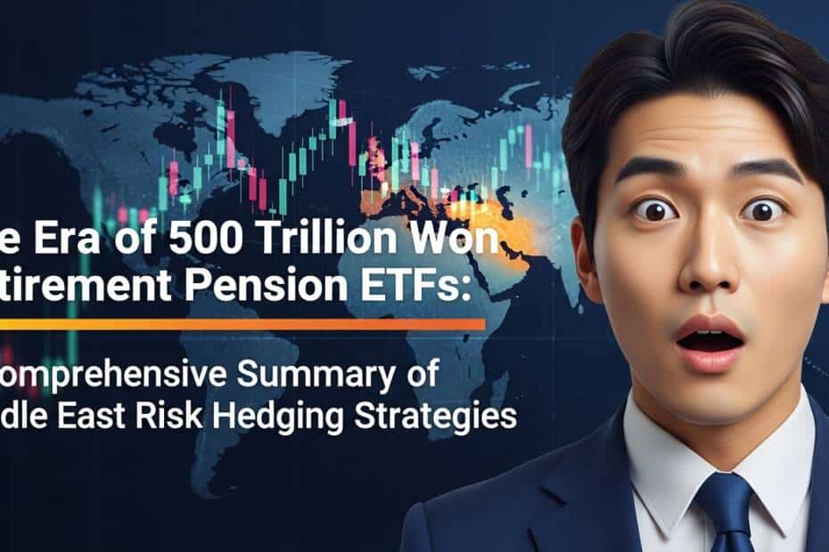퇴직연금 ETF 500조 시대 중동 리스크 헤지 전략 총정리