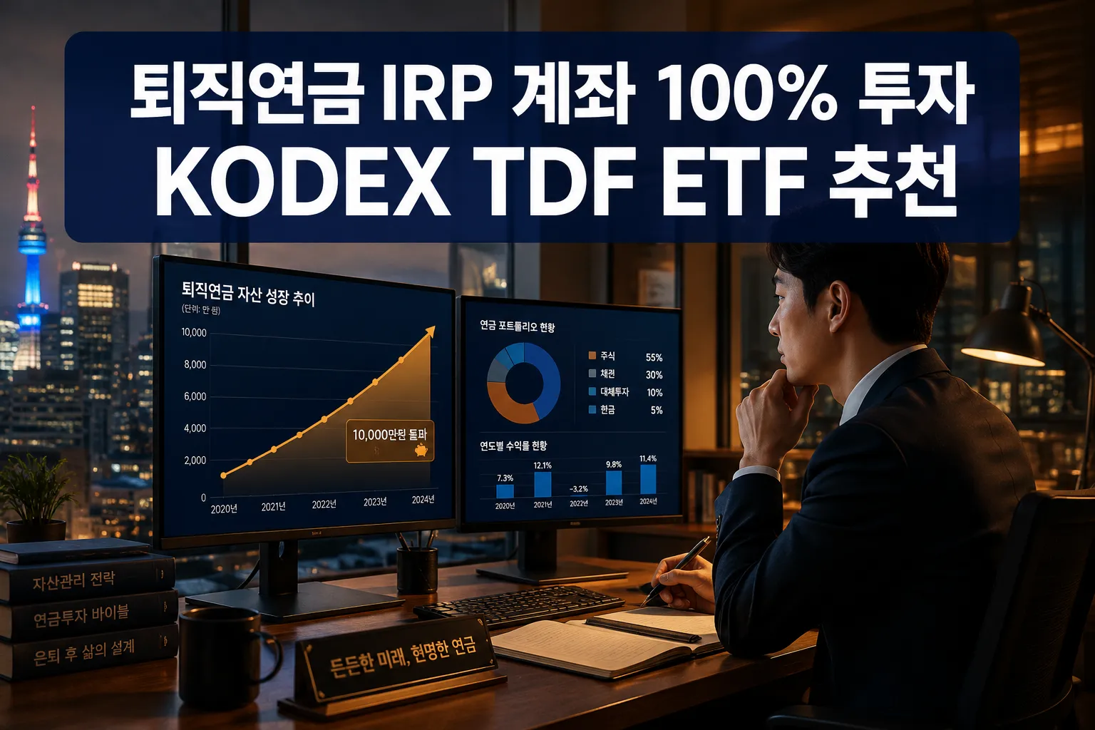 퇴직연금 IRP 계좌에서 KODEX TDF ETF를 100% 투자해야 하는 이유