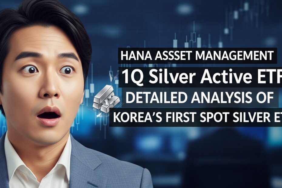 하나자산운용 1Q 은액티브 ETF 국내 최초 은 현물 ETF 상세 분석