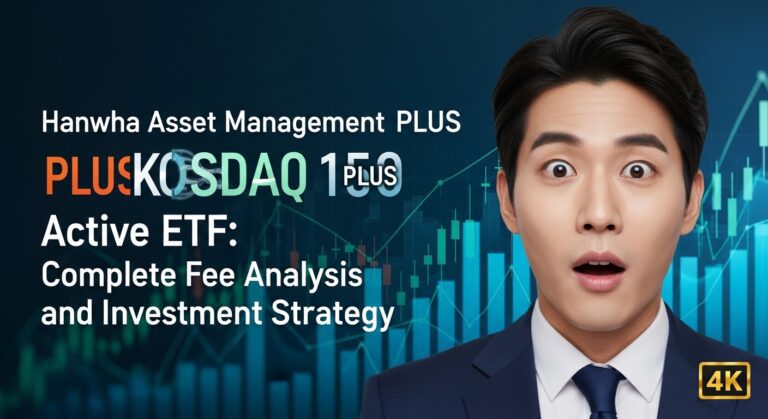 한화운용 PLUS 코스닥150 액티브 ETF 수수료 완전 분석 및 투자 전략