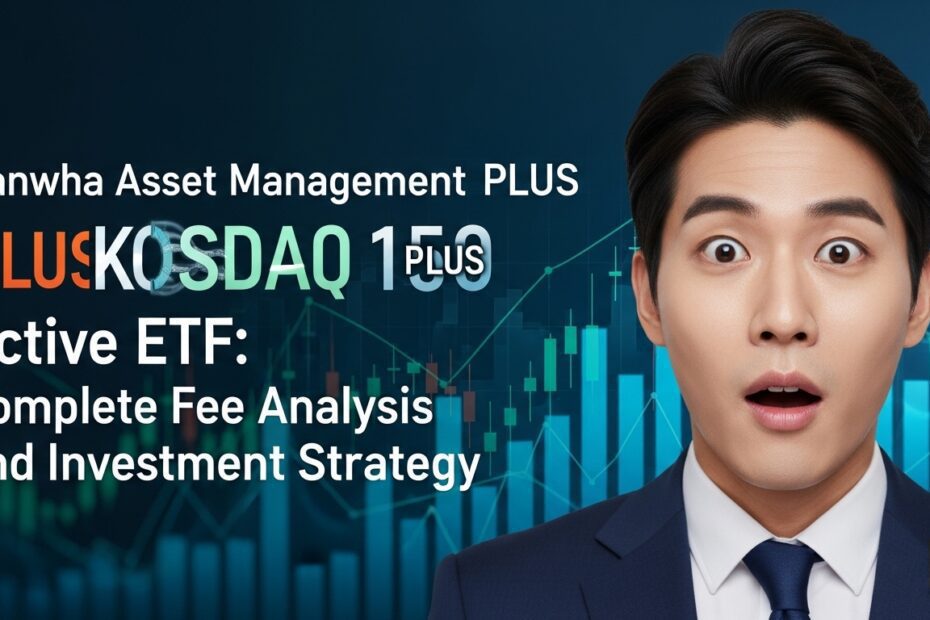 한화운용 PLUS 코스닥150 액티브 ETF 수수료 완전 분석 및 투자 전략