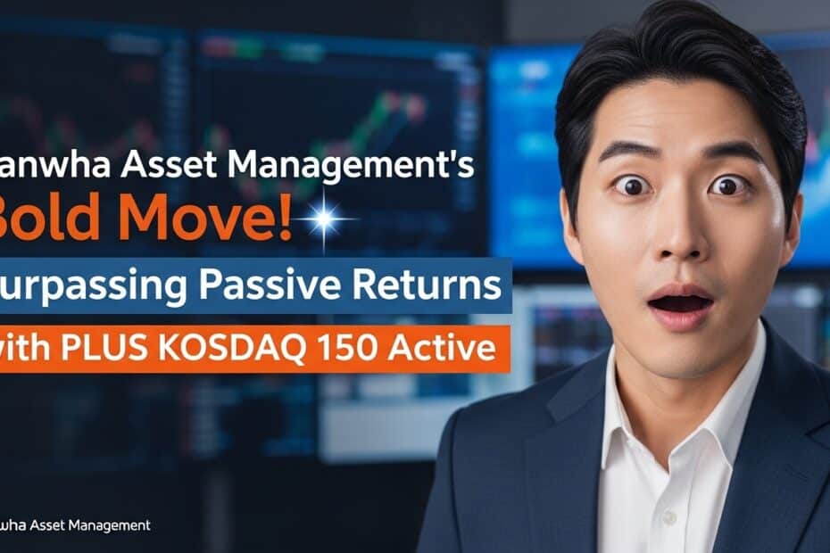 한화운용의 승부수! PLUS 코스닥150 액티브로 패시브 수익률 초월하기