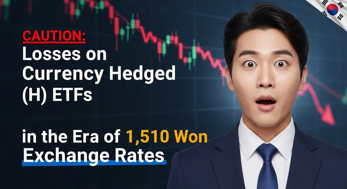 환율 1510원 시대 환헤지(H) ETF 손실 주의